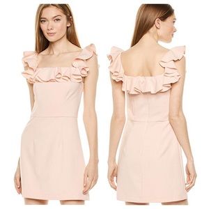 New French Connection off-shoulder frill dress
